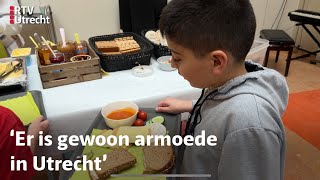 Gratis lunch voor meer dan 2000 kinderen  RTV Utrecht [upl. by Oratnek636]