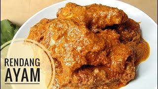 Resep rendang ayam [upl. by Ellwood244]