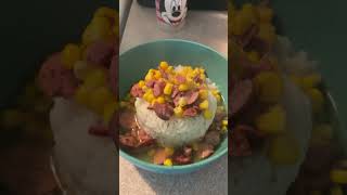 Smoked sausage and Corn Soup 🍲 food cooking cookingvideos [upl. by Droffilc407]