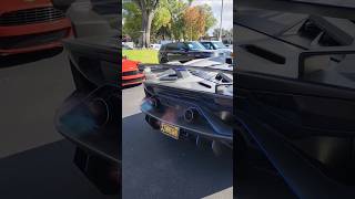 Lamborghini svj revving it automobile sportscar [upl. by Adnarram847]