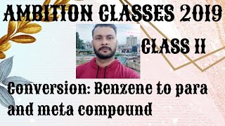 Conversion  Benzene to para and meta compounds [upl. by Basham802]