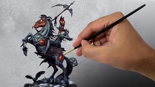 100 hours PAINTING this miniature in 10 minutes  TIME LAPSE [upl. by Astor61]