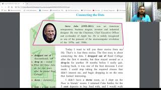 CONNECTING THE DOTS  STEVE JOBS SSC CLASS 10 ENGLISH 23 MAHARASHTRA STATE BOARDS EXAM 2021 [upl. by Pete583]