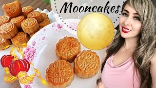 Mooncakes amp Mung Bean Paste Banh Trung Nuong Thu  MidAutumn Festival [upl. by Nivac]