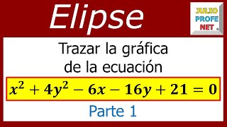 Elipse  Ej 1 Parte 1 de 2 [upl. by Dorita]