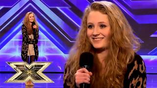 Janet Devlin has the Judges MESMERISED with her gorgeous vocals  Auditions  The X Factor UK [upl. by Nomrej]