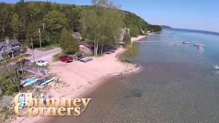 Chimney Corners Resort with Point Betsie light House [upl. by Odlanar]