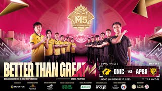 LIVE  GRAND FINALS  M5 World Championship  PH [upl. by Chuah]