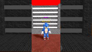 Sonic is not faster than lava stairs 😨 shorts roblox [upl. by Laekim]