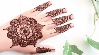 Mahdi Ka Dizain  Mehndi Designs New 2019  New Mehndi Design 2019 Simple Front Hand [upl. by Fortier]