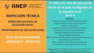 El niño y la niña de Educación Inicial en el aula multigrado de la escuela rural parte 1 [upl. by Foote]