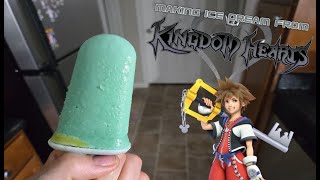 Making Ice Cream from Kingdom Hearts Sea Salt Ice Cream [upl. by Fidelio967]