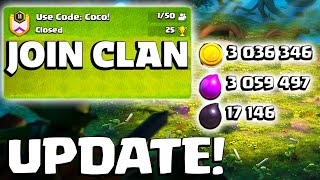 NEXT Coc UPDATE  NEW Clan Recruitment Board  Sneak Peek 1 [upl. by Bowie330]