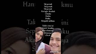 Karaoke selamanya by Rendy Pangalila feat Alisia Rininta karaoke original music full Hd [upl. by Icaj991]