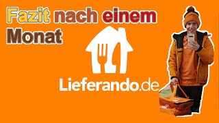 1 Monat Arbeit als Fahrer bei Lieferando Zwischenfazit [upl. by Gnohc116]