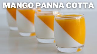 Mango Panna Cotta Recipe [upl. by Grosvenor]