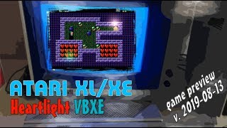 Atari XLXE Heartlight VBXE [upl. by Rozanna]