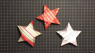 3D Star Gift Box Tutorial [upl. by Faline]