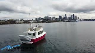 Windworks Sailing amp Powerboating 2010 Camano 31 Trawler MV Clifford [upl. by Fedora]