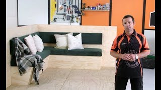 How to Build Bench Seats with Storage  Mitre 10 Easy As DIY [upl. by Kassab]