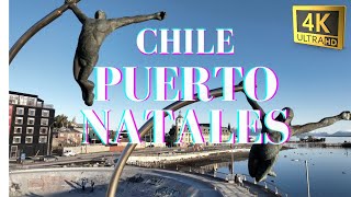 PUERTO NATALES CHILE I PATAGONIA CHILENA I 4K AERIAL FOOTAGE 2023 [upl. by Nnaitak]