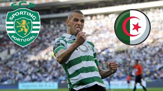 OFFICIEL  SLIMANI AU SPORTING  FOOTBALL ALGERIE [upl. by Acilejna]