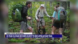 ‘Nimblewill Nomad’ 83 is oldest to hike Appalachian Trail [upl. by Lerud505]