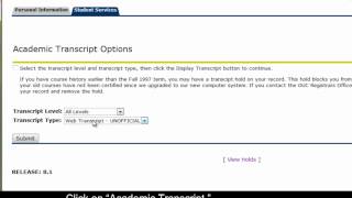 Howto Order Your Unofficial Okanagan College Transcripts [upl. by Alysia476]