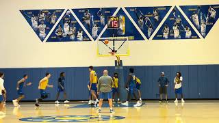 UCLA basketball practice video featuring blitzing screens good overall play from Aday Mara [upl. by Rudyard]