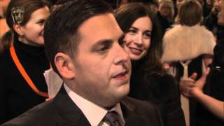 Jonah Hill  Film Awards Red Carpet 2012 [upl. by Anagnos]