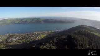 Dunedin in 4K  New Zealand from above  GoPro Hero4 Black [upl. by Animsay]