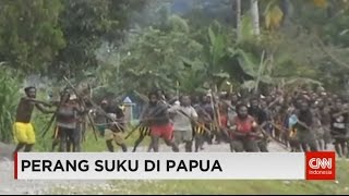 Polisi Tengahi Perang Suku di Papua [upl. by Yager]