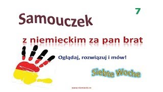 Niemiecki od podstaw 7 kurs niemieckiego do poziomu A2  lekcja 7  Samouczek [upl. by Kokaras]