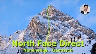 Winter North Face Direct in Switzerland [upl. by Macdonald]