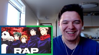 JUJUTSU KAISEN TOKYO STUDENTS CYPHER quotSorcery Fightquot by Breeton Boi REACTION [upl. by Montford536]