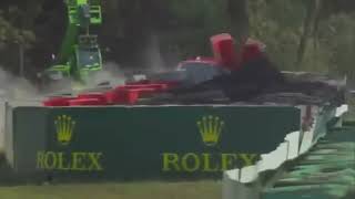 SafetyCar Monza 2024 crash [upl. by Berkly]