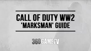 Call of Duty WW2 Marksman Achievement  Trophy Guide Cover Zussman without missing a shot [upl. by Cocks]