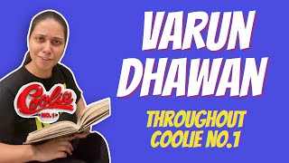 Varun Dhawan as Coolie No1  Best Expressions  Saloni Gaur [upl. by Leile]