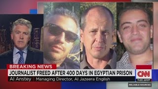 Al Jazeera journalist released from Egyptian prison [upl. by Oria51]