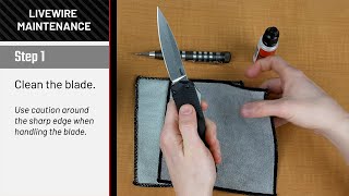 How to Maintain Your Kershaw Livewire [upl. by Leind]