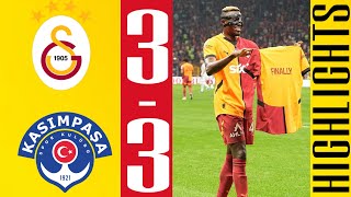 Victor Osimhen ikinci gol  Galatasaray vs Kasimpasa 30  Maç Özeti  Super Lig 202425 [upl. by Etnad]