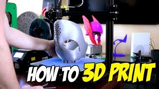 How do I 3D Print something 3D Printing Basics [upl. by Ttirrem]