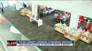 Tulsa CityCounty Library System Offers Streaming Services [upl. by Aliuqet468]