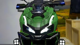 2024 Honda New Green Color Variant Adventure Scooter Has Launched – ADV 160 Walkaround [upl. by Nissa247]