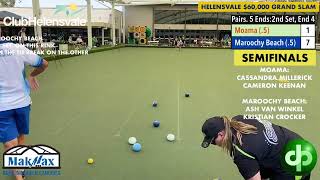 Helensvale Hawks 60000 Grand Slam Semifinals Pairs [upl. by Brott]