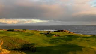 Great Golf Holes Cape Wickham 1st Hole on King Island in Tasmania [upl. by Walters]