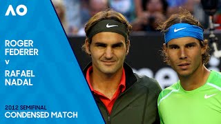 Roger Federer v Rafael Nadal Condensed Match  Australian Open 2012 Semifinal [upl. by Llennhoj]