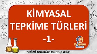 Kimyasal Tepkime Türleri 1  TYT  10 SINIF [upl. by Maletta]