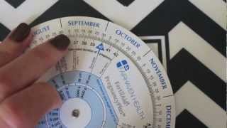 Ovulation Calendar amp Pregnancy Wheel Review by Lucy Eades [upl. by Nylyoj]