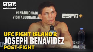 UFC Fight Island 2 Joseph Benavidez PostFight Press Conference  MMA Fighting [upl. by Ursel]